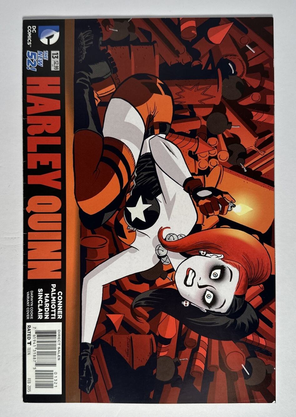Harley Quinn The New 52! # 13 (2015, DC) 1st Print Darwyn Cook Variant